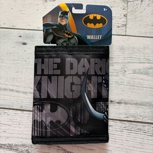 WB DC Batman The Dark Knight Trifold Waterproof Wallet NEW with Tag OS